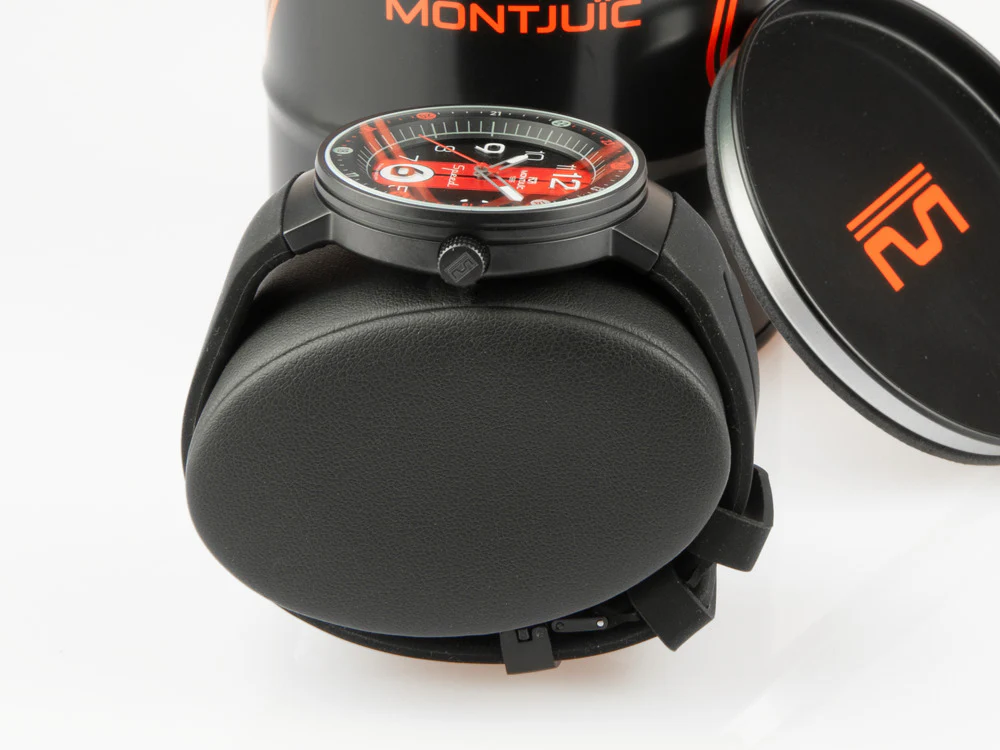 Montjuic Sport Quartz Watch, Stainless Steel 316L, Black, 43 mm, MJ1.0602.B - Image 5