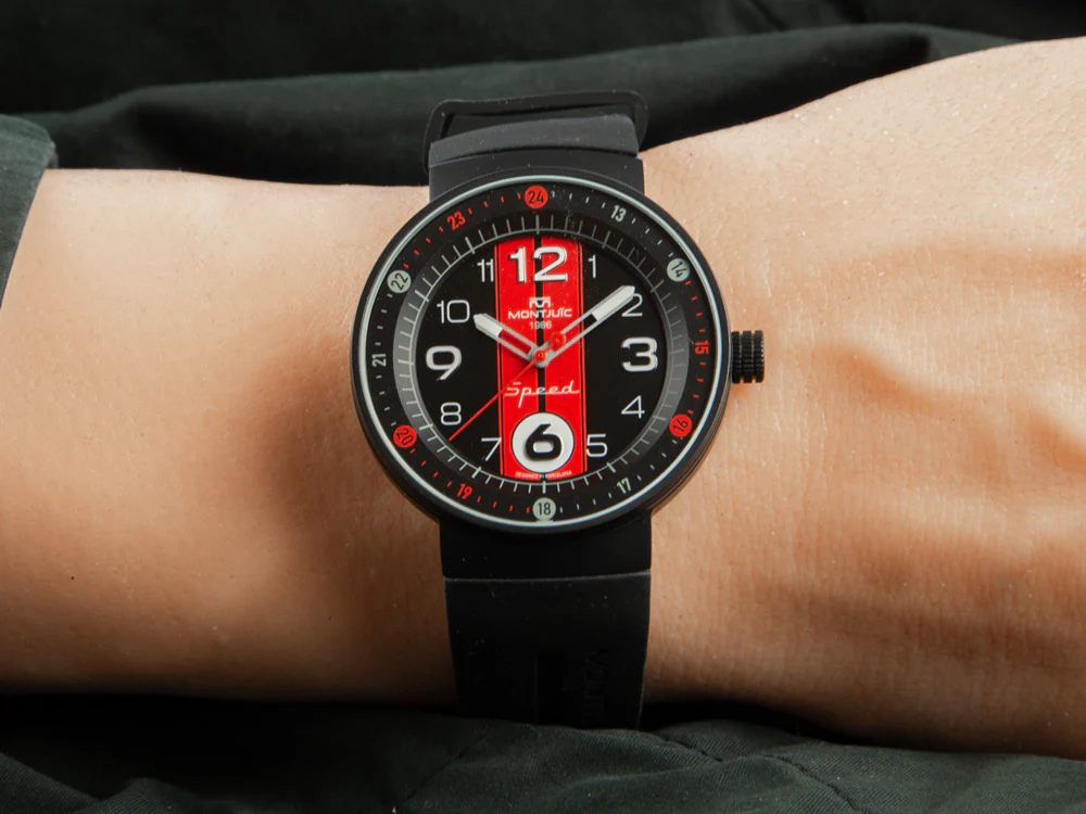 Montjuic Sport Quartz Watch, Stainless Steel 316L, Black, 43 mm, MJ1.0602.B - Image 6