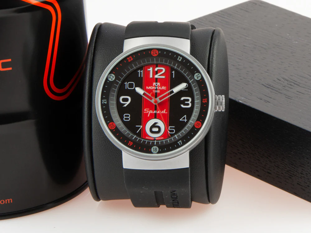Montjuic Sport Quartz Watch, Stainless Steel 316L, Black, 43 mm, MJ1.0602.S - Image 2