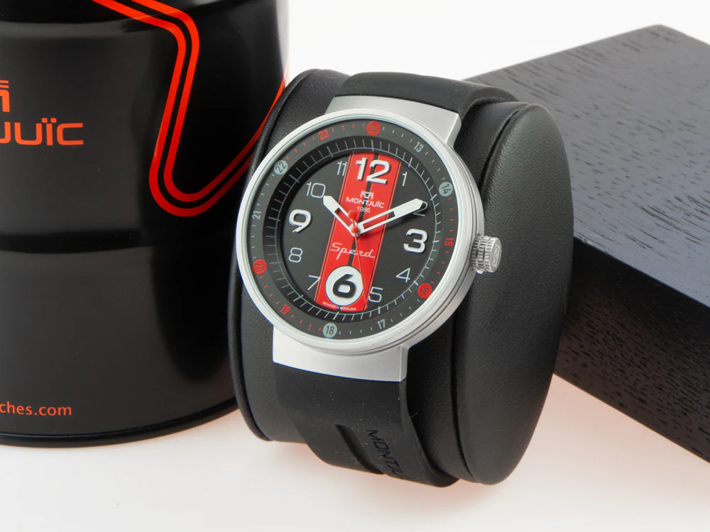Montjuic Sport Quartz Watch, Stainless Steel 316L, Black, 43 mm, MJ1.0602.S - Image 3