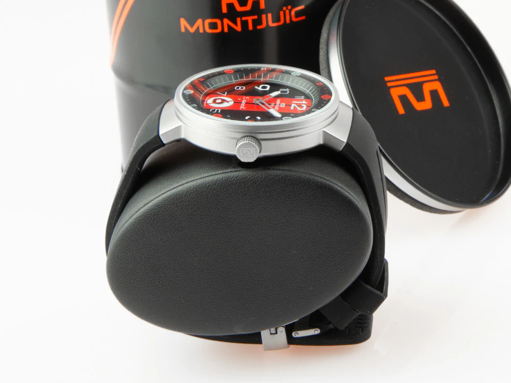 Montjuic Sport Quartz Watch, Stainless Steel 316L, Black, 43 mm, MJ1.0602.S - Image 5