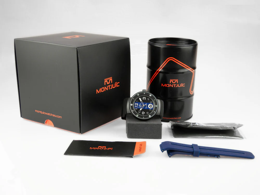 Montjuic Sport Quartz Watch, Stainless Steel 316L, Black, 43 mm, MJ1.0703.B - Image 8