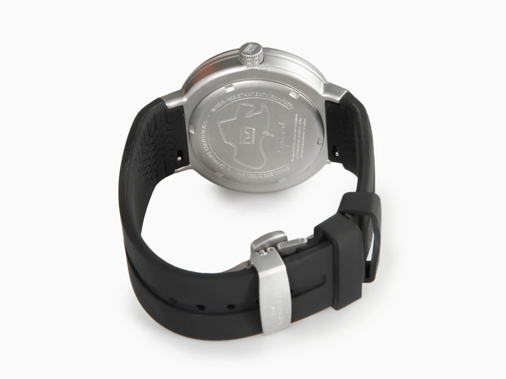 Montjuic Sport Quartz Watch, Stainless Steel 316L, Black, 43 mm, MJ1.0703.S - Image 3