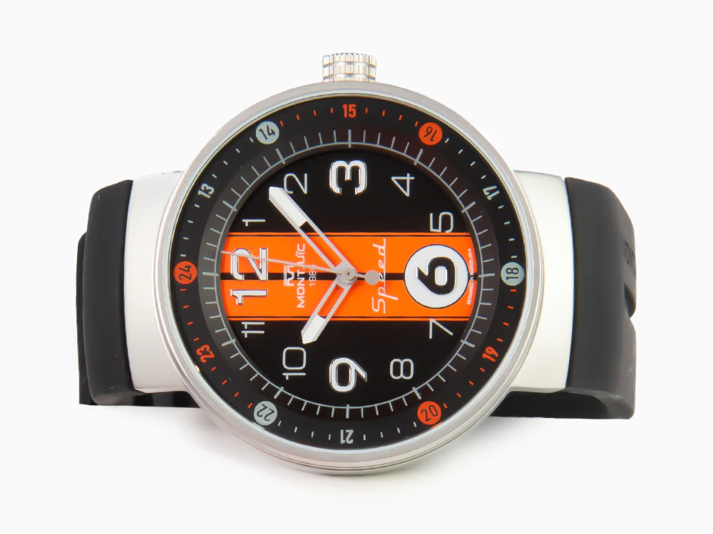 Montjuic Sport Quartz Watch, Stainless Steel 316L, Black, 43 mm, MJ1.0801.S - Image 7