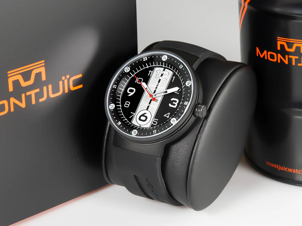 Montjuic Sport Quartz Watch, Stainless Steel 316L, Black, 43 mm, MJ1.0903.B - Image 4