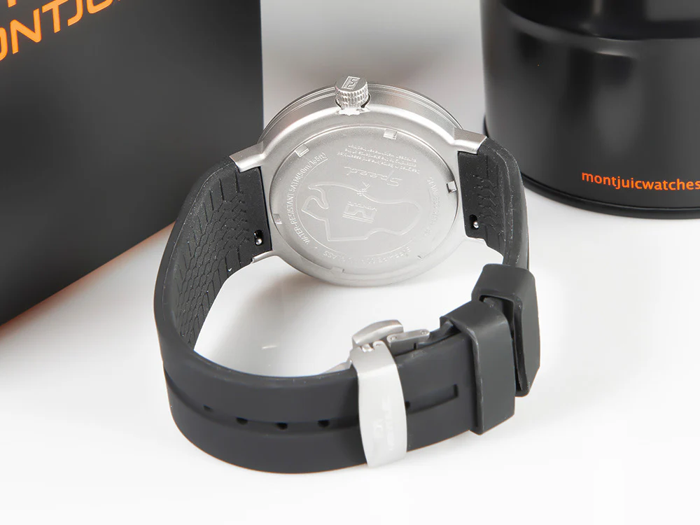 Montjuic Sport Quartz Watch, Stainless Steel 316L, Black, 43 mm, MJ1.0903.S - Image 4