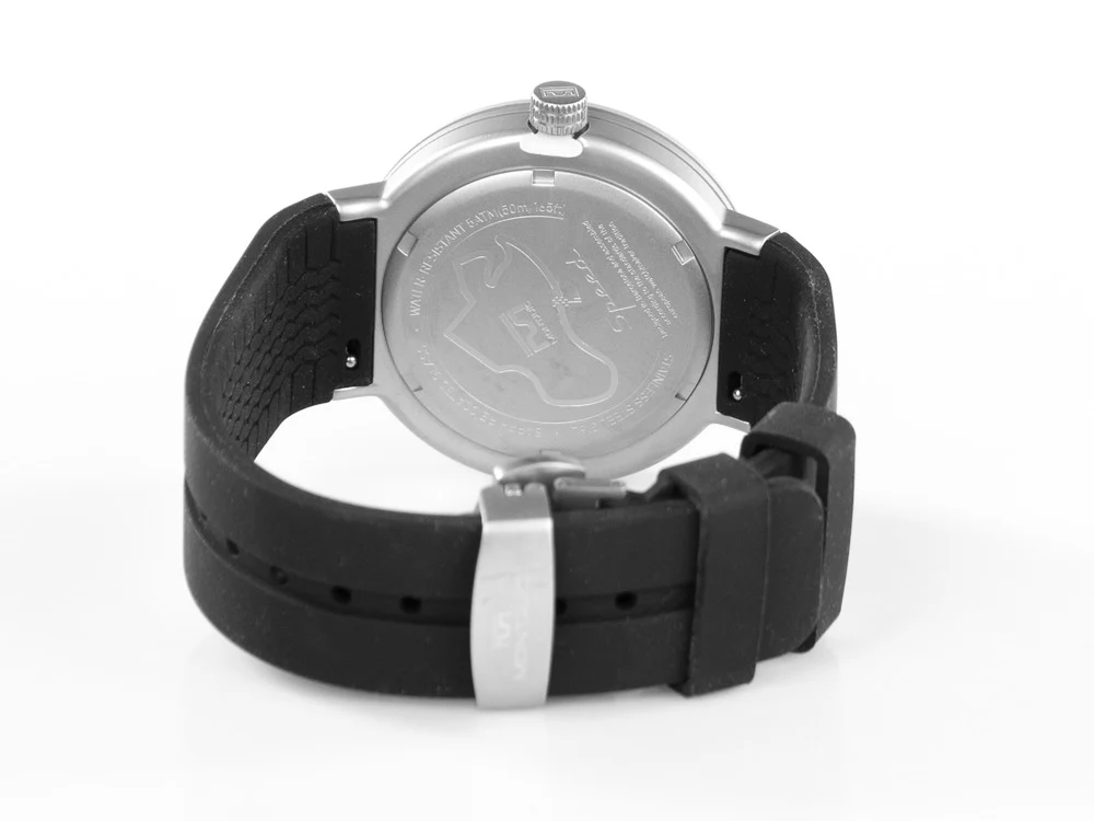 Montjuic Standard SS Quartz Watch, Stainless Steel, Black, 43 mm, MJ1.0102.S - Image 7