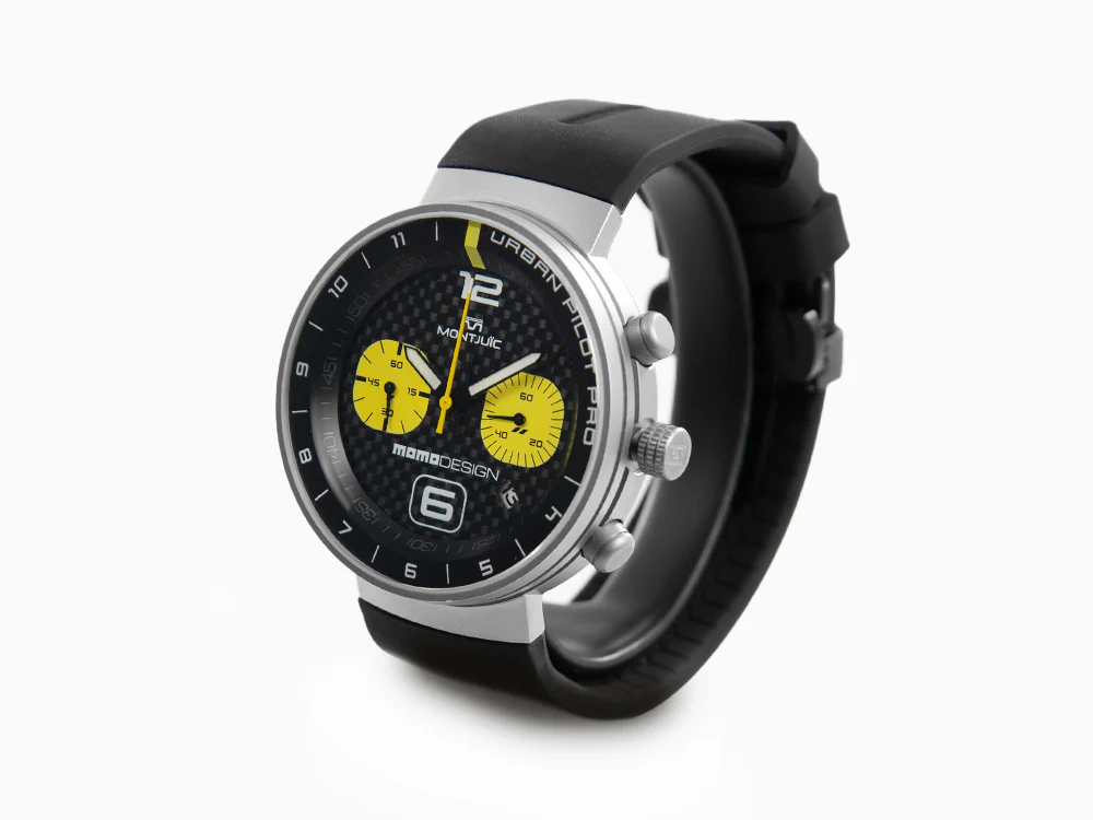 Montjuic X Momo Design Urban Pilot PRO Quartz Watch, Chronograph, MJ2.0805MOMO.S - Image 4