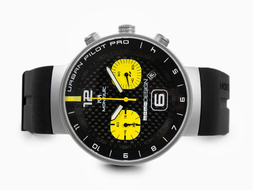 Montjuic X Momo Design Urban Pilot PRO Quartz Watch, Chronograph, MJ2.0805MOMO.S - Image 7