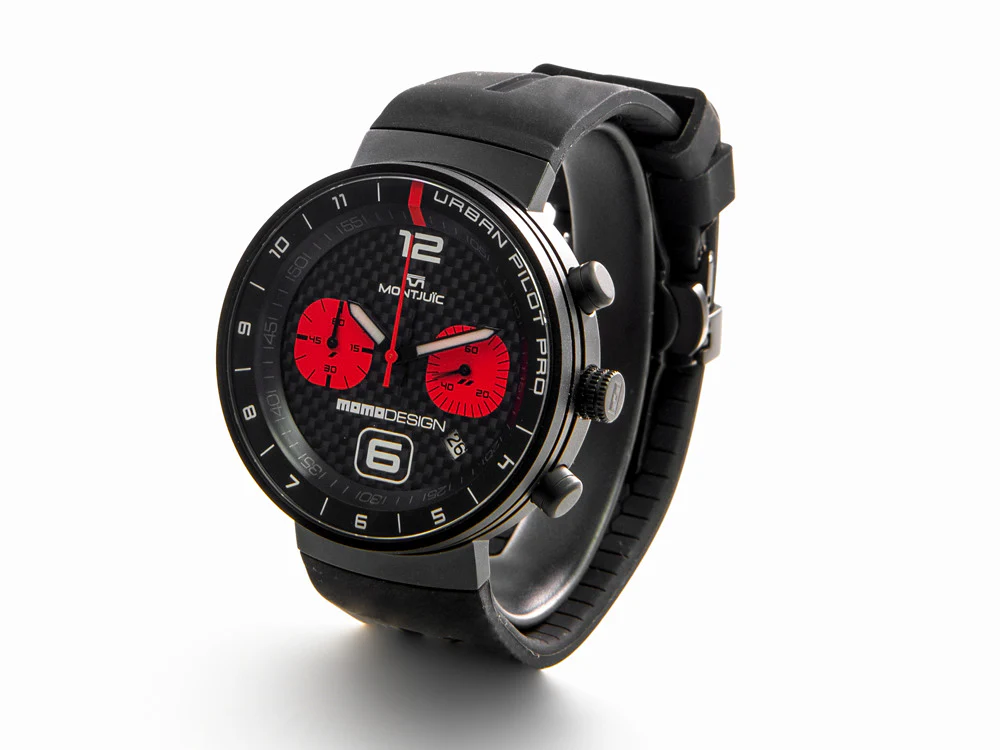 Montjuic X Momo Design Urban Pilot Red, Quartz Watch MJ2.1007MOMO.B - Image 4