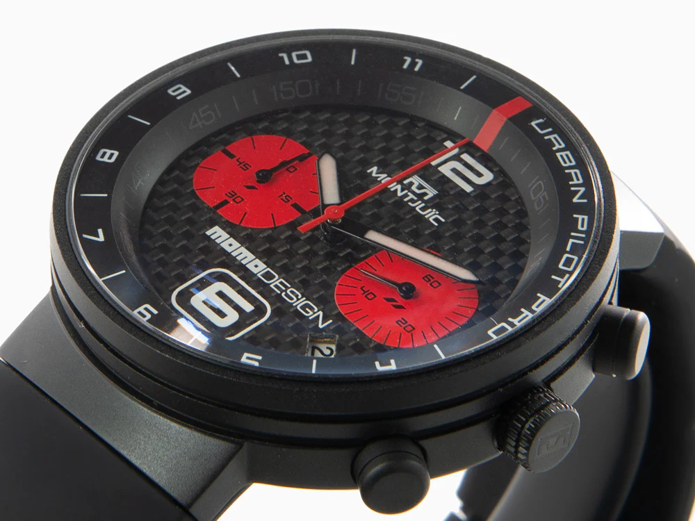 Montjuic X Momo Design Urban Pilot Red, Quartz Watch MJ2.1007MOMO.B - Image 8