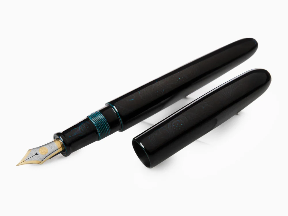 Nakaya Cigar Ascending Dragon I-Tamesukashi Fountain Pen, Bicolor nib - Image 4
