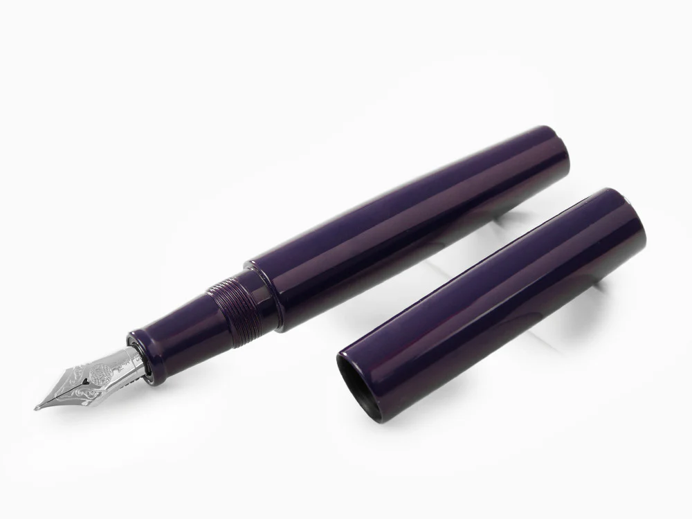 Nakaya Cigar Fountain Pen 160mm., Shobu, Ebonite, Rodhium - Image 4
