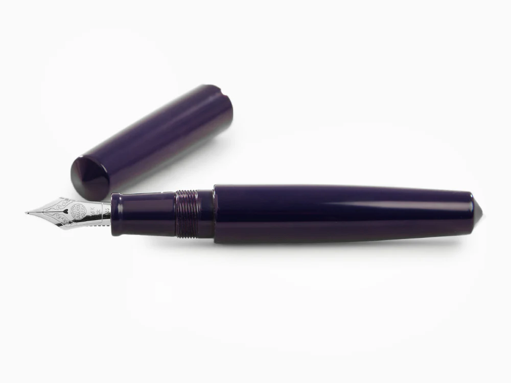 Nakaya Cigar Fountain Pen 160mm., Shobu, Ebonite, Rodhium - Image 7