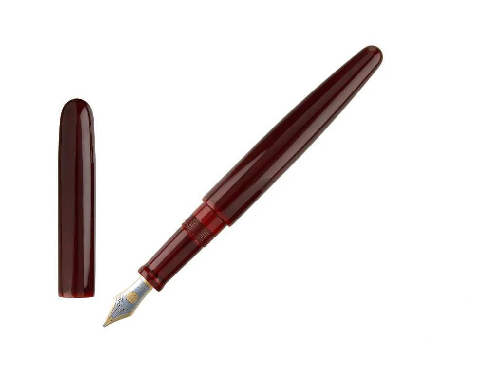 Nakaya Cigar Fountain Pen Long, Aka-Tamenuri, Bicolour, Elastic - Image 2