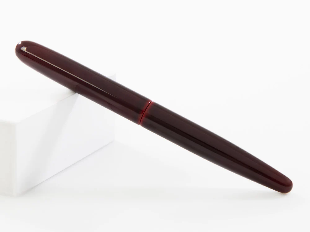 Nakaya Cigar Fountain Pen Long Aka-Tamenuri, Ebonite, Urushi lacquer - Image 3