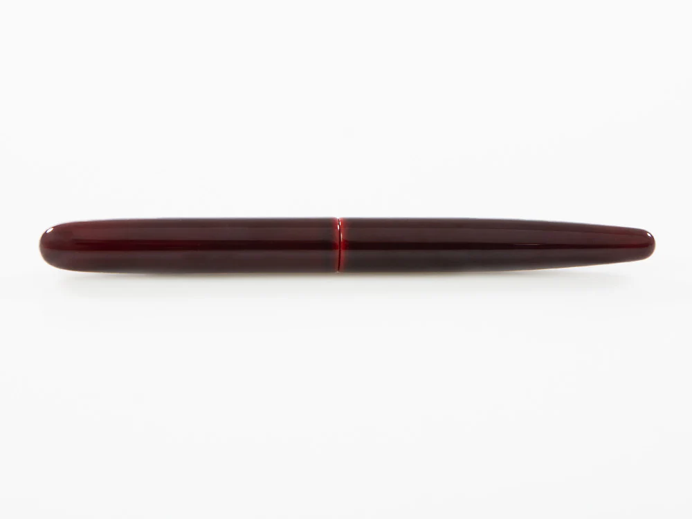 Nakaya Cigar Fountain Pen Long Aka-Tamenuri, Ebonite, Urushi lacquer - Image 6