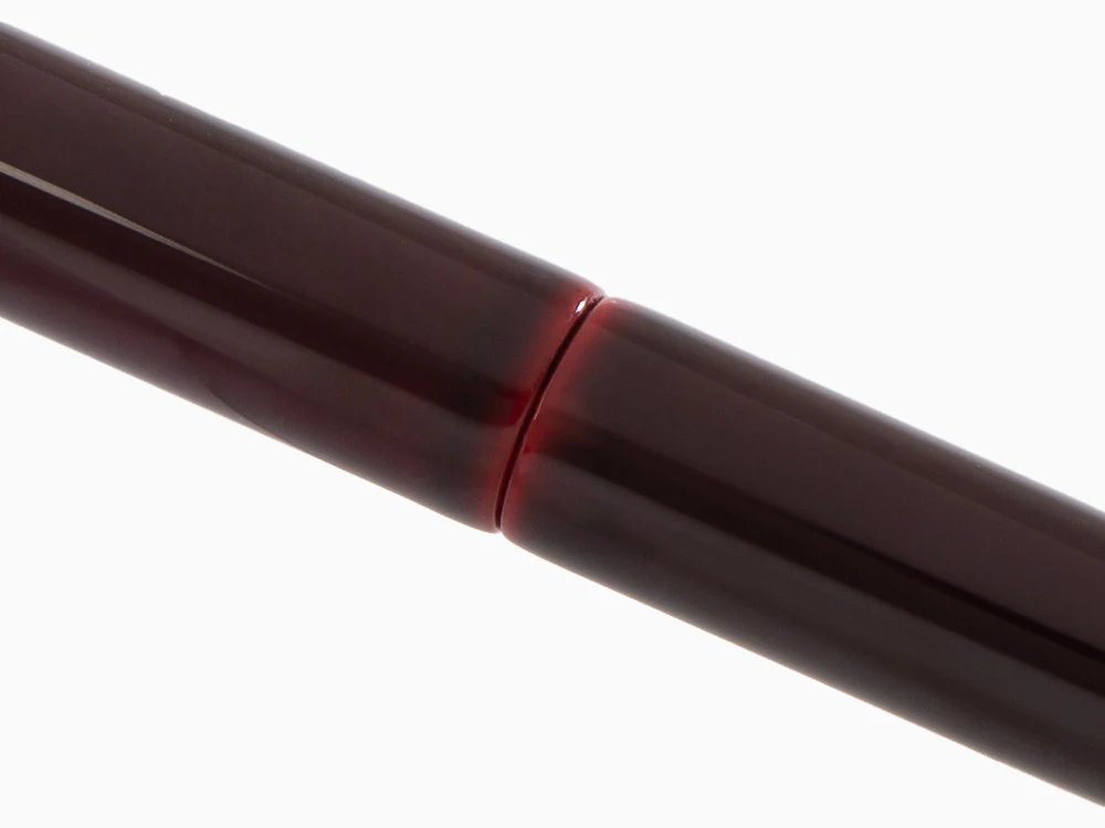 Nakaya Cigar Fountain Pen Long Aka-Tamenuri, Ebonite, Urushi lacquer - Image 7