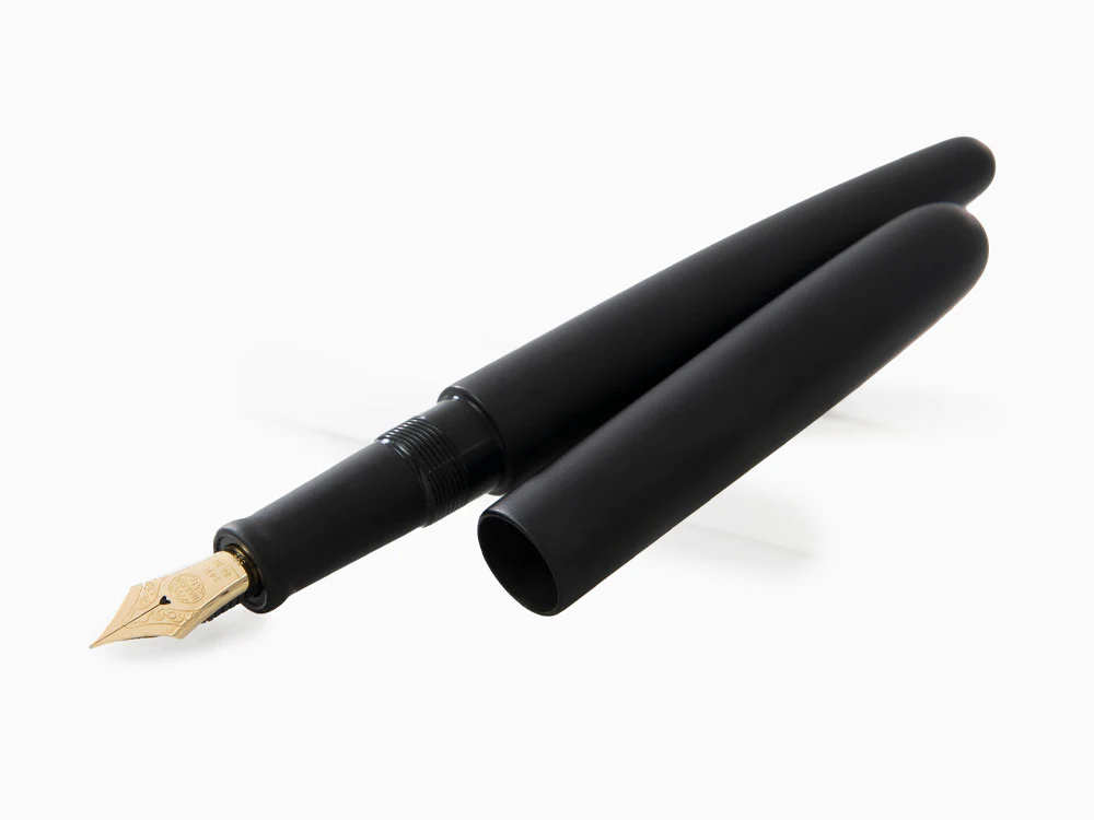 Nakaya Cigar Fountain Pen Long, Black Hairline, Ebonite - Image 4