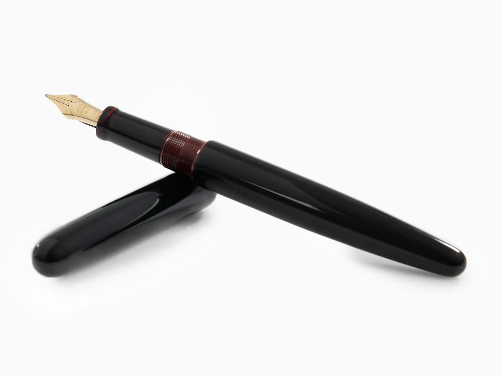 Nakaya Cigar Fountain Pen Long, Kuro-Tamenuri, Ebonite, Music - Image 7