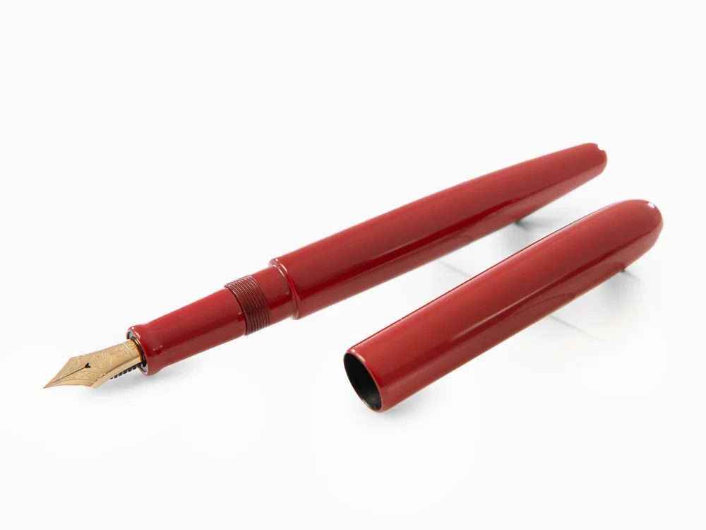 Nakaya Cigar Fountain Pen Long, Shu, Ebonite, Ebonite, 14k Gold - Image 4