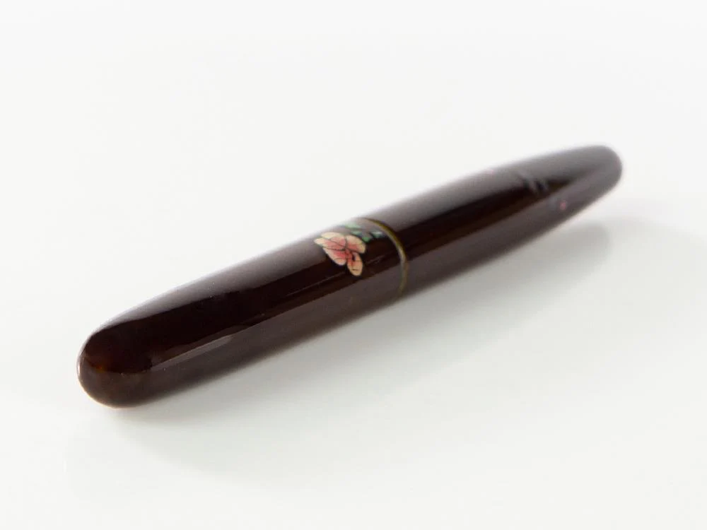 Nakaya Cigar Fountain Pen, Mukuge, Ebonite and Urushi lacquer - Image 6