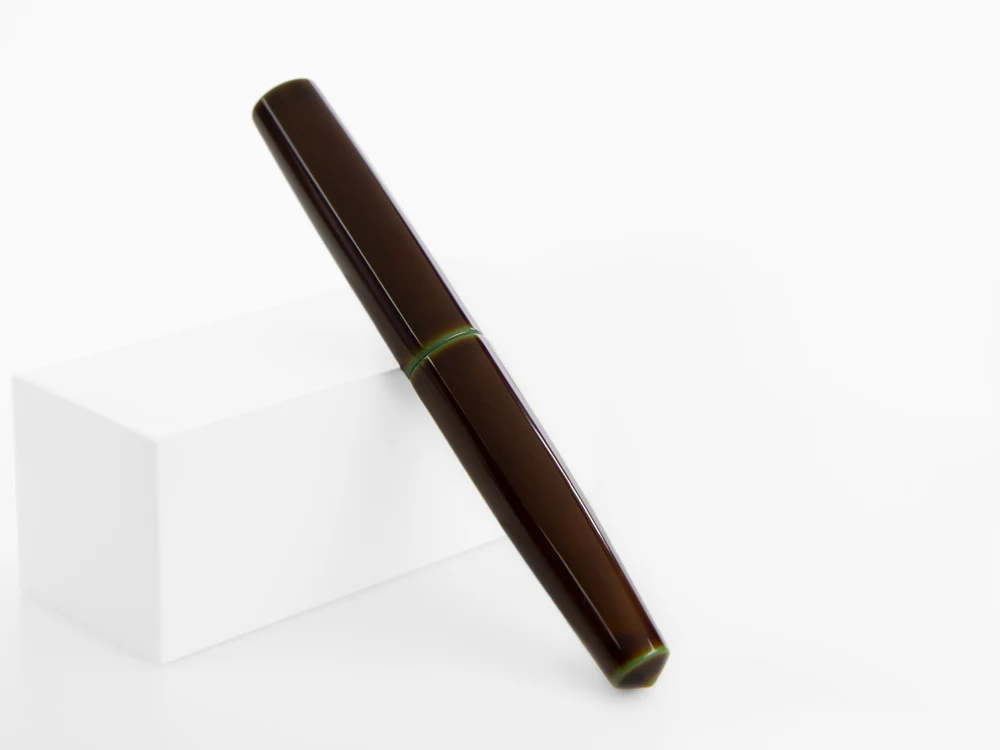 Nakaya Cigar Fountain Pen Piccolo, Heki-Tamenuri, Gold 14k rodhium - Image 3