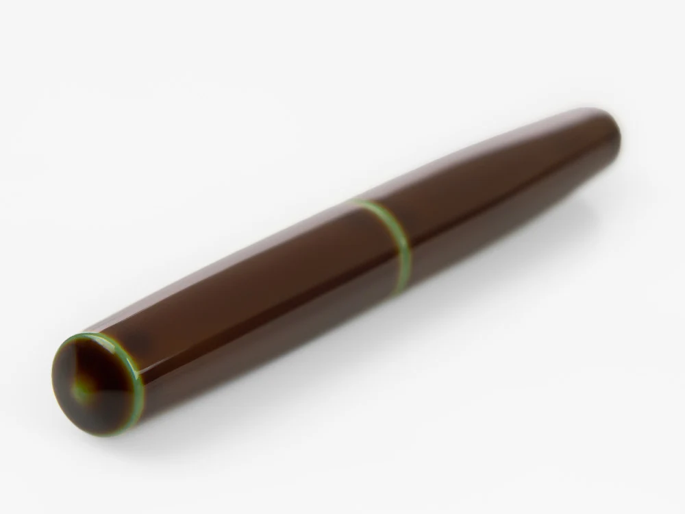 Nakaya Cigar Fountain Pen Piccolo, Heki-Tamenuri, Gold 14k rodhium - Image 6