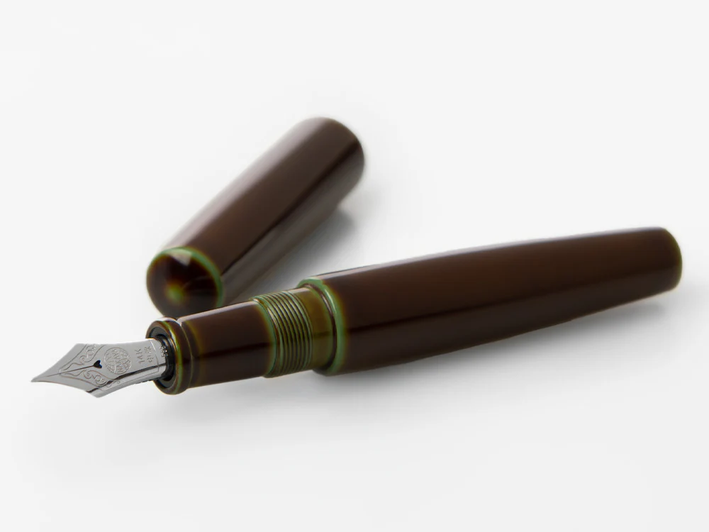 Nakaya Cigar Fountain Pen Piccolo, Heki-Tamenuri, Gold 14k rodhium - Image 7