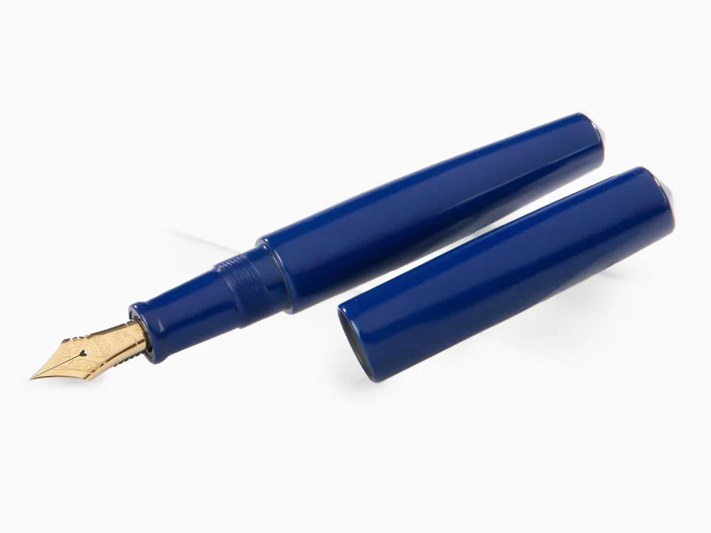 Nakaya Cigar Fountain Pen Piccolo, Kikyo, Ebonite, 14k Gold - Image 4