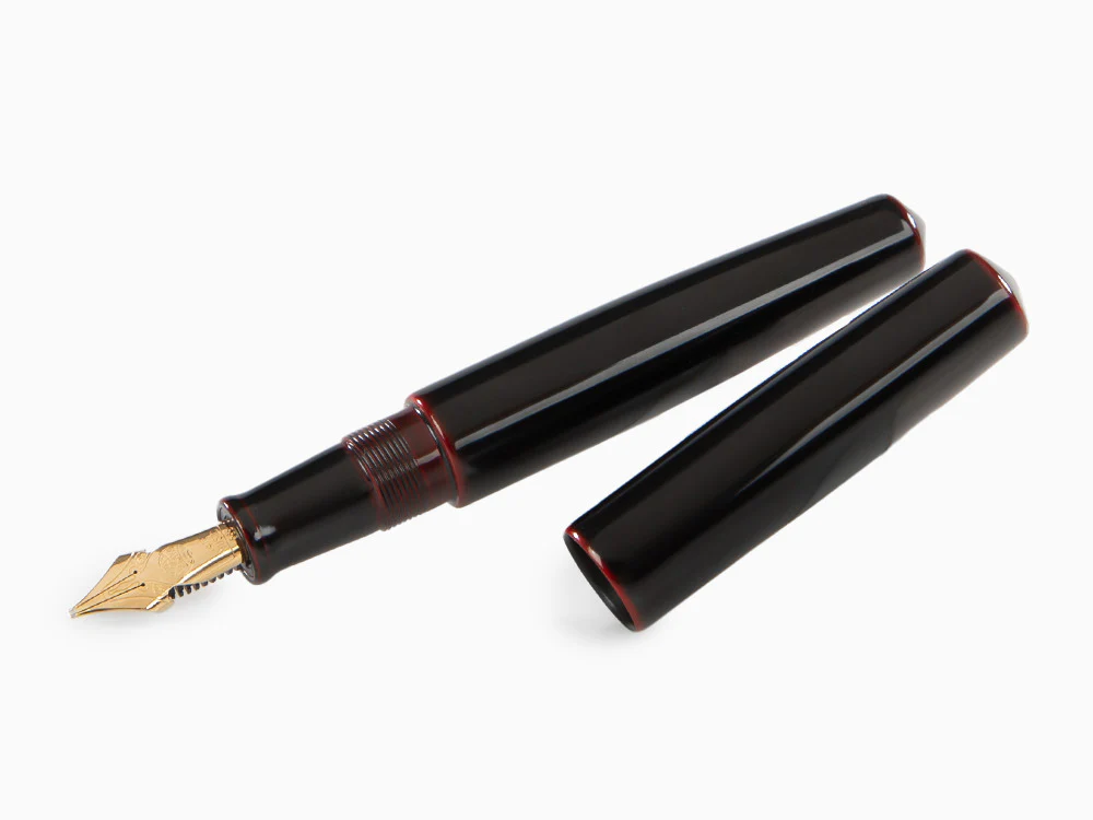 Nakaya Cigar Fountain Pen Piccolo, Kuro-Tamenuri, Ebonite, Music - Image 4