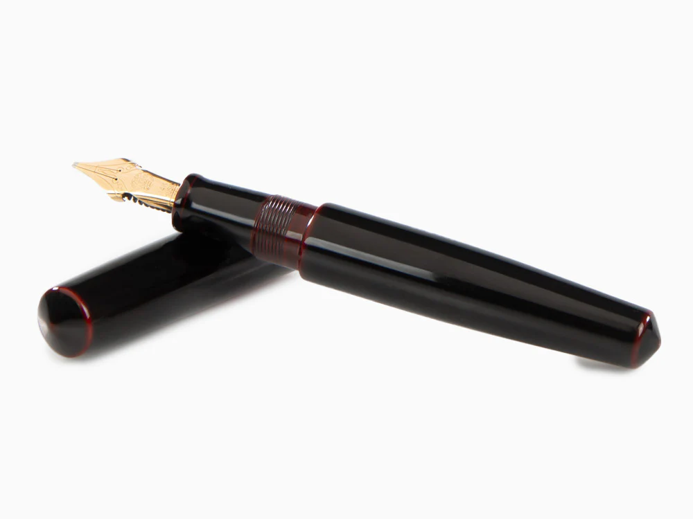 Nakaya Cigar Fountain Pen Piccolo, Kuro-Tamenuri, Ebonite, Music - Image 8