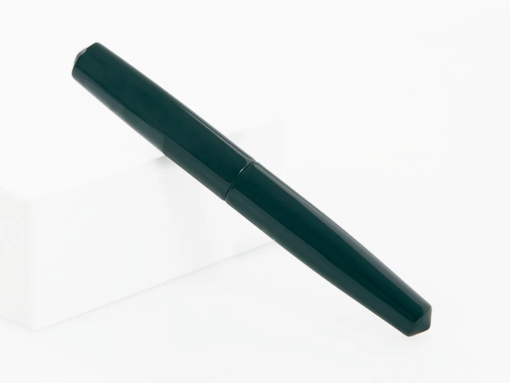 Nakaya Cigar Fountain Pen Piccolo, Midori, Ebonite,, rodhium - Image 3
