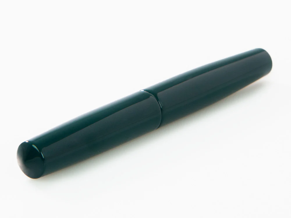 Nakaya Cigar Fountain Pen Piccolo, Midori, Ebonite,, rodhium - Image 6