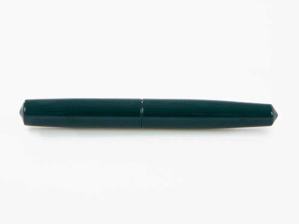 Nakaya Cigar Fountain Pen Piccolo, Midori, Ebonite,, rodhium - Image 9