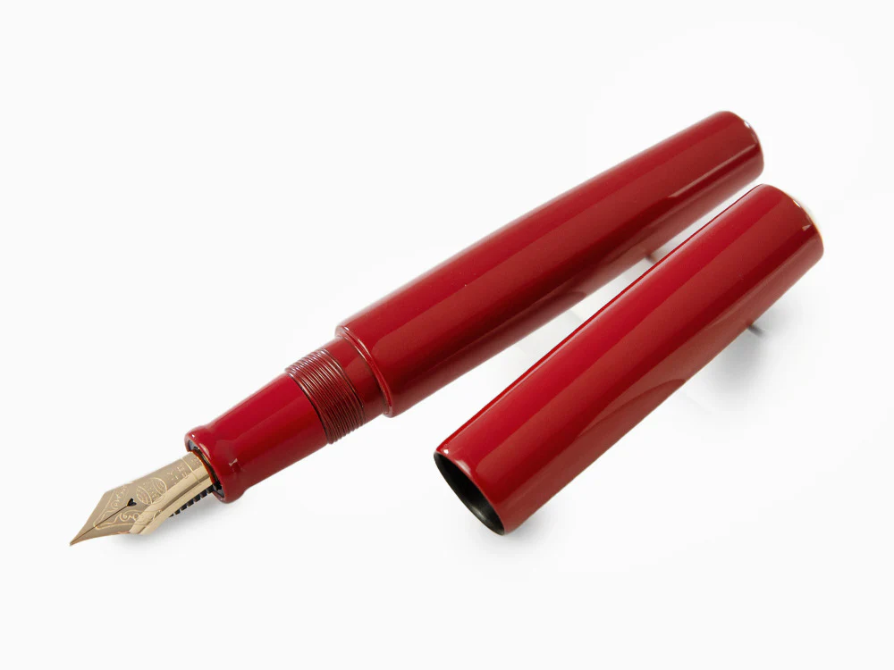 Nakaya Cigar Fountain Pen Piccolo, Shu, Ebonite, 14k Gold - Image 4