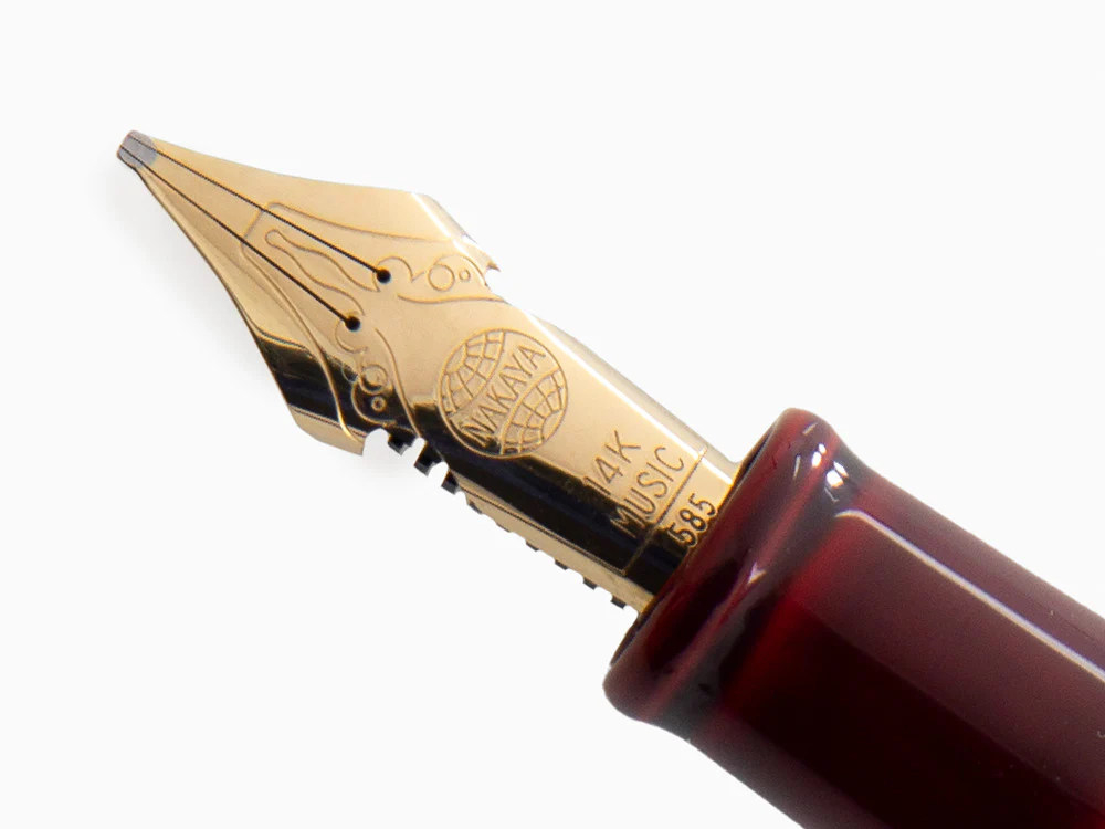 Nakaya Cigar Fountain Pen Portable, Aka-Tamenuri, Elastic, Music - Image 5