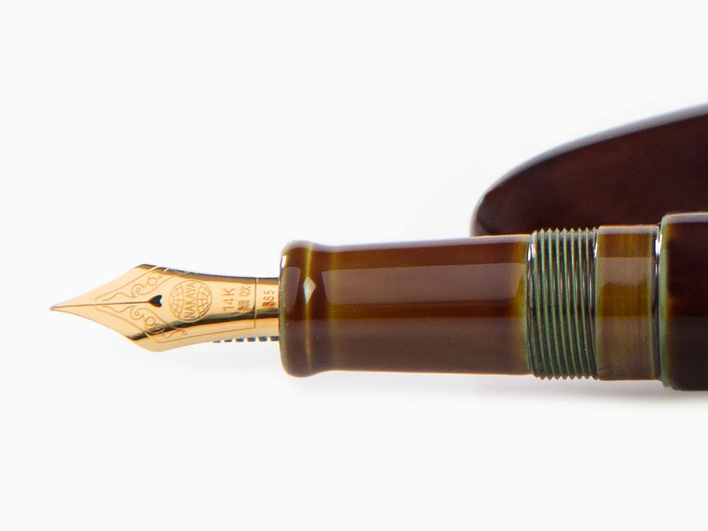 Nakaya Cigar Fountain Pen Portable, Heki-Tamenuri, Urushi lacquer, 17mm - Image 5
