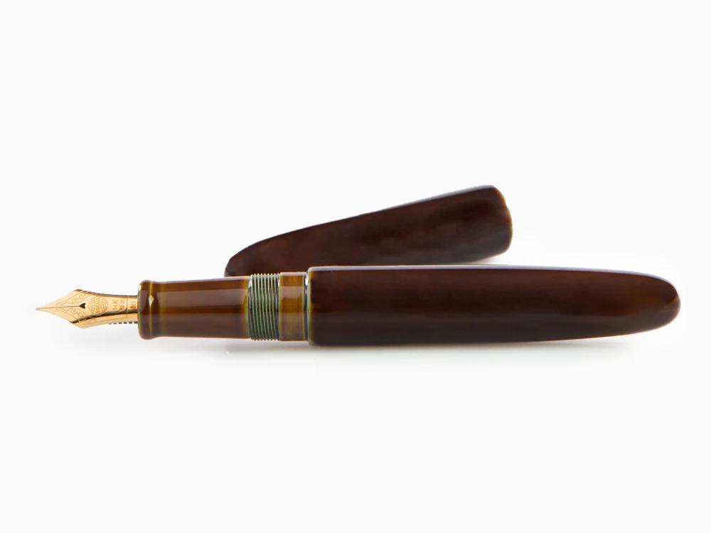 Nakaya Cigar Fountain Pen Portable, Heki-Tamenuri, Urushi lacquer, 17mm - Image 7