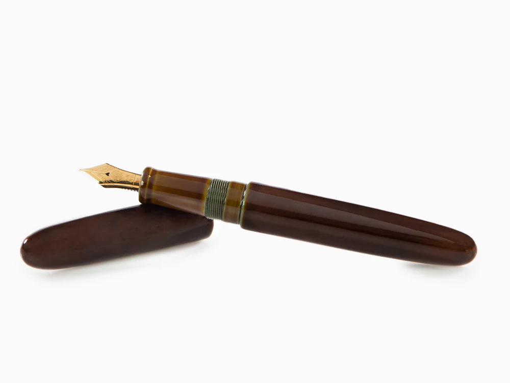 Nakaya Cigar Fountain Pen Portable, Heki-Tamenuri, Urushi lacquer, 17mm - Image 8