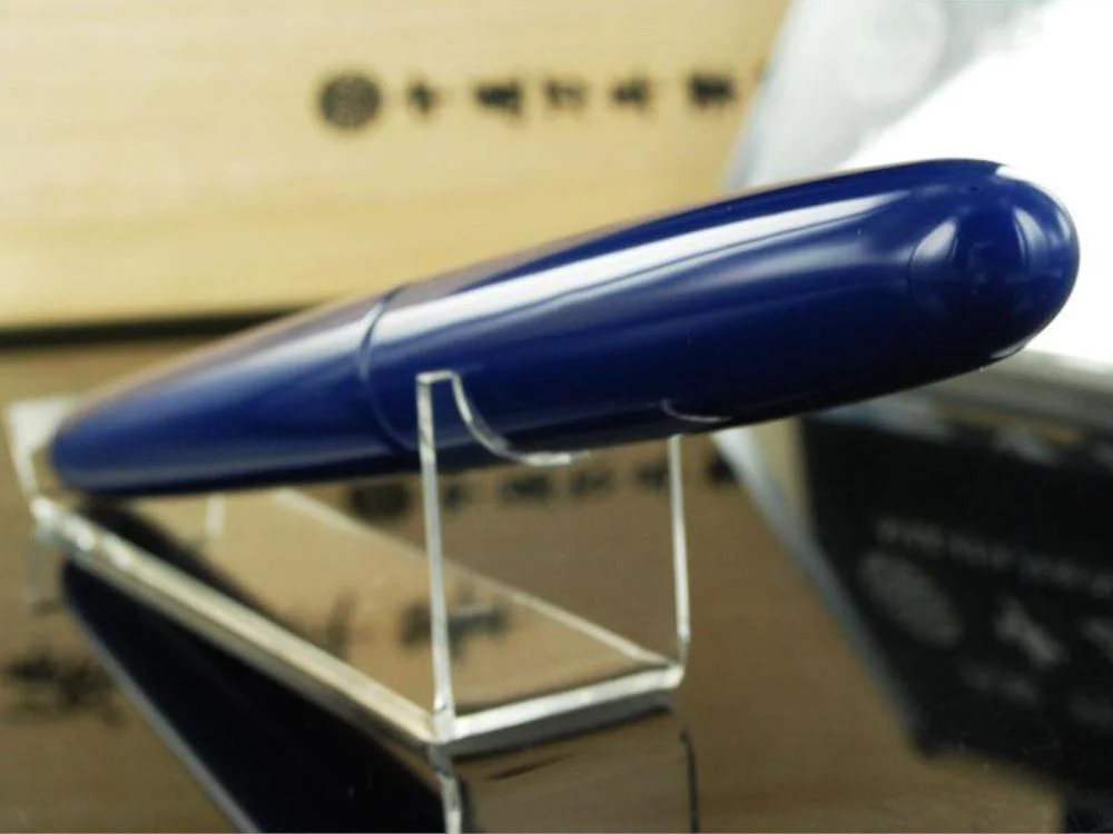 Nakaya Cigar Fountain Pen Portable, Kikyo, Urushi lacquer, Rhodium - Image 5