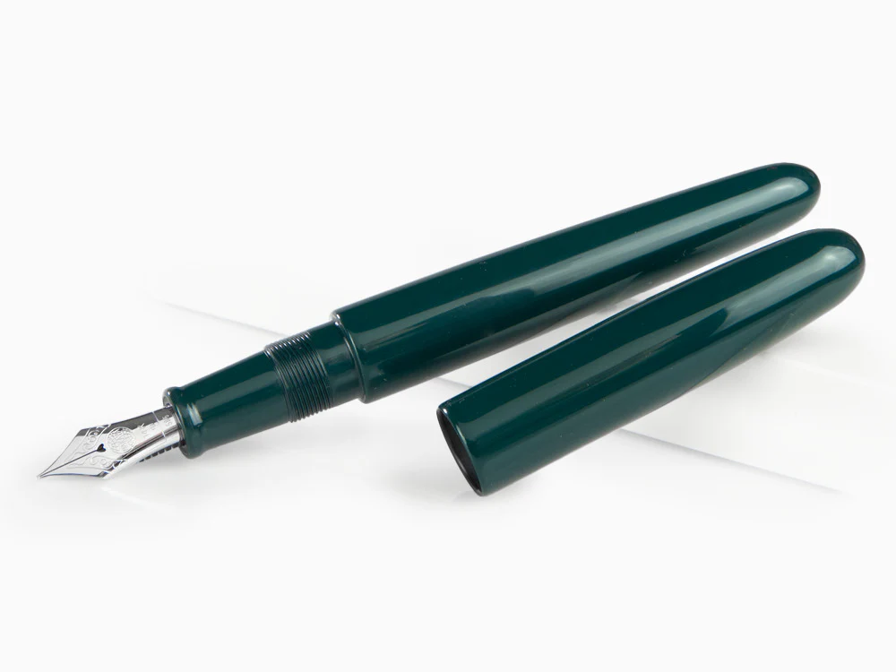 Nakaya Cigar Fountain Pen Portable, Midori, Ebonite, Gold 14k rodhium - Image 4