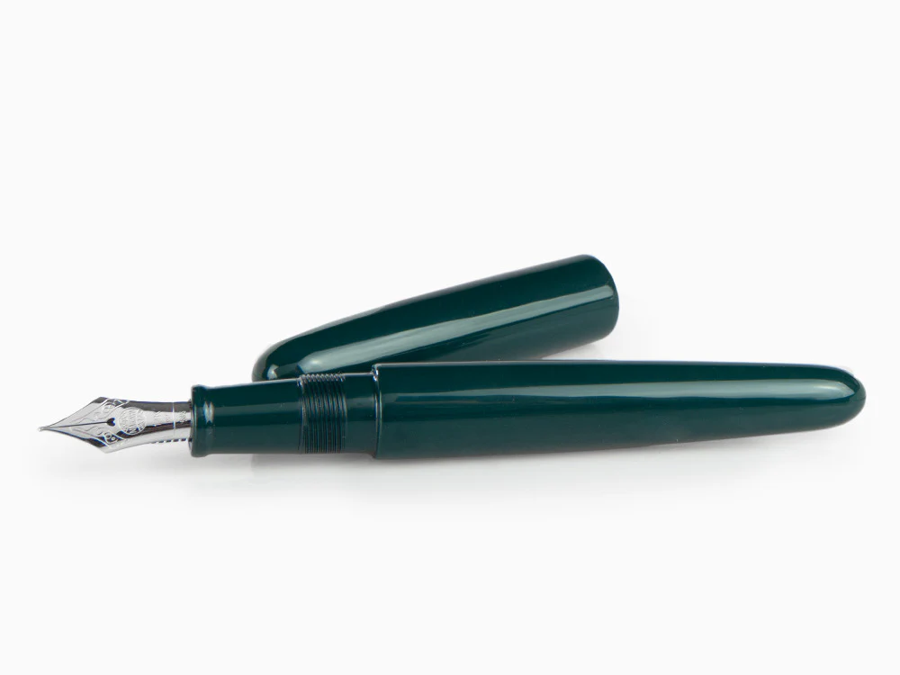 Nakaya Cigar Fountain Pen Portable, Midori, Ebonite, Gold 14k rodhium - Image 7