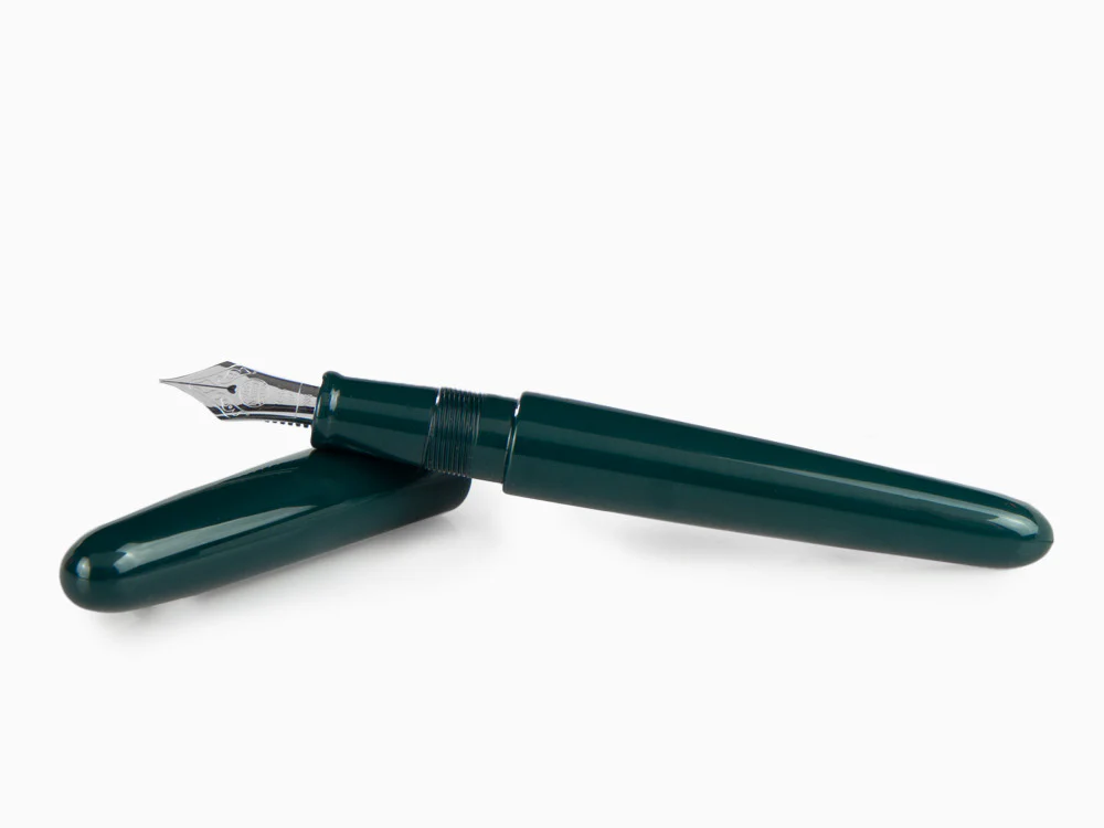 Nakaya Cigar Fountain Pen Portable, Midori, Ebonite, Gold 14k rodhium - Image 8