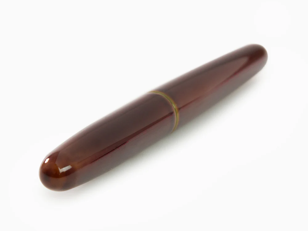 Nakaya Cigar Heki-Tamenuri Fountain Pen Portable, Ebonite Urushi lacquer - Image 6