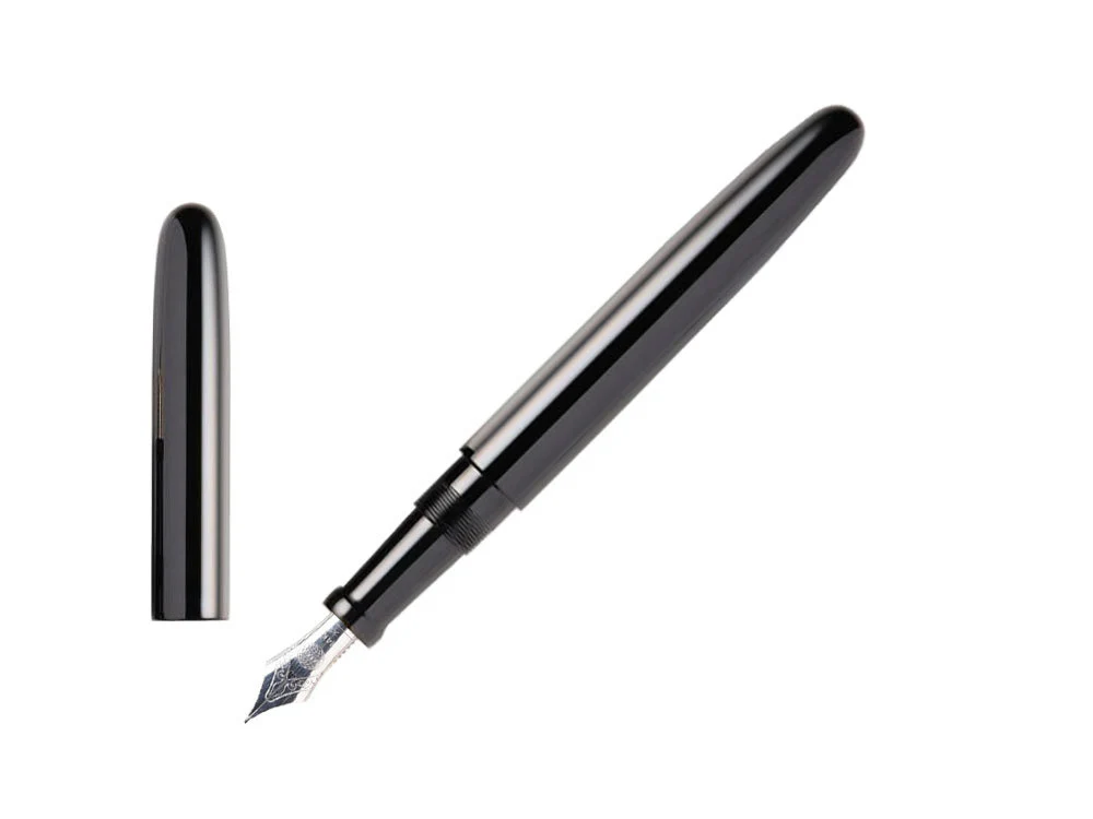 Nakaya Cigar Kuro-Roiro Fountain Pen Long, Black, Gold 14k rodhium - Image 2