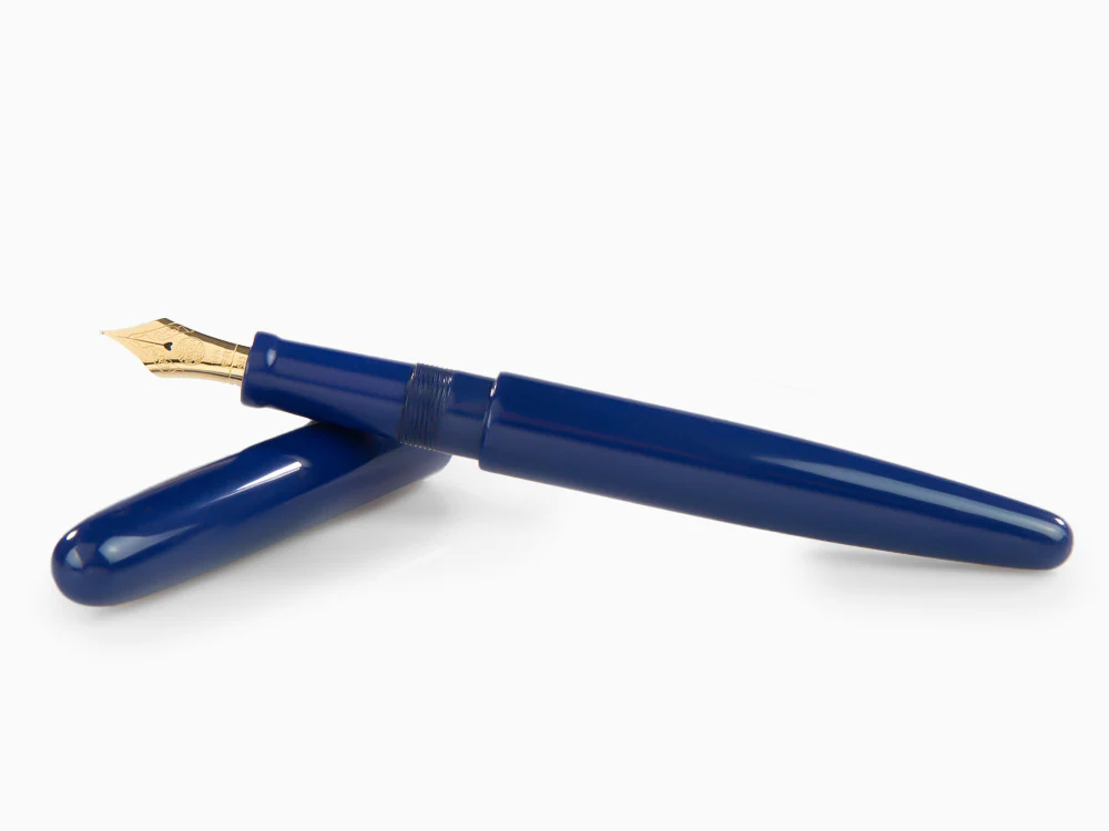 Nakaya Cigar Long Kikyo Fountain Pen, Ebonite and Urushi lacquer - Image 8