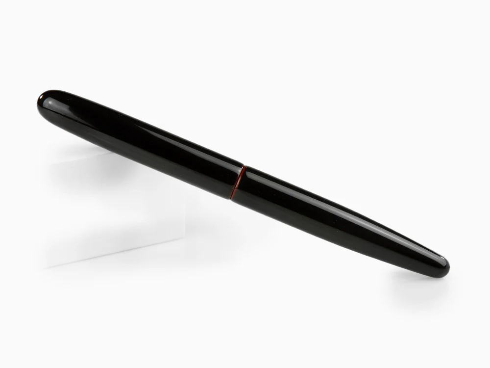 Nakaya Cigar Long Kuro-Tamenuri Fountain Pen, Ebonite, Urushi lacquer - Image 3