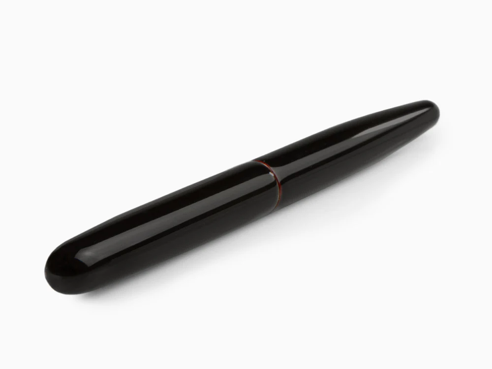 Nakaya Cigar Long Kuro-Tamenuri Fountain Pen, Ebonite, Urushi lacquer - Image 6