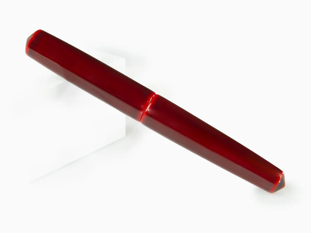 Nakaya Cigar Piccolo Fountain Pen, Aka Tamenuri, Ebonite - Image 3